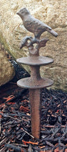 Load image into Gallery viewer, Cast Iron Hose Guide | Heavy Duty Decorative Guide with Bird