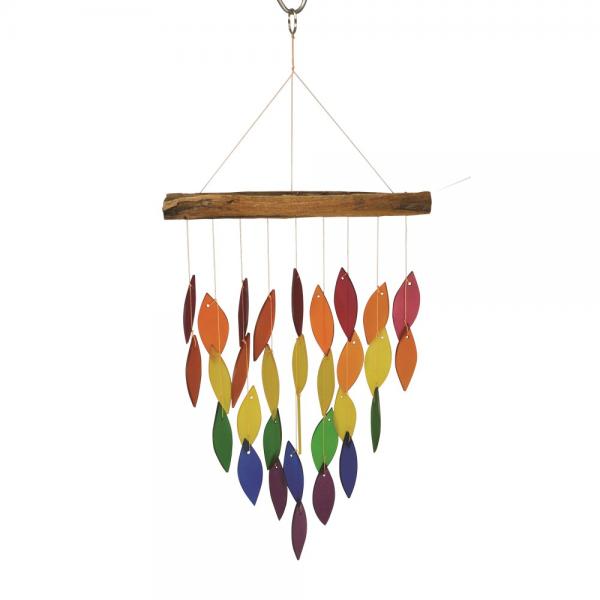 Rainbow Waterfall Glass Chime Small Color Spectrum