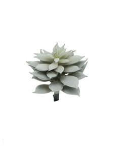 Faux Succulent Flocked Green Decorative Succulent Plant Stem