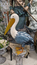 Load image into Gallery viewer, Unique Pelican Metal Art Statue | Beach Costal Theme | Pelican Lover&#39;s Gift