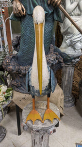 Unique Pelican Metal Art Statue | Beach Costal Theme | Pelican Lover's Gift