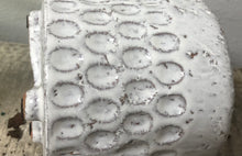 Load image into Gallery viewer, Small White Unique Thumbprint Textured Design Ceramic planter