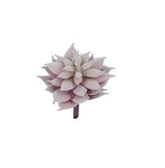 Faux succulent flocked pink | decorative succulent plant stem | hz213