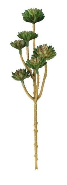 Faux succulent green  | decorative succulent plant stem | hz221