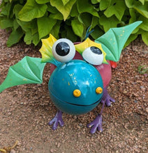Load image into Gallery viewer, Unique dragon planter bobble head | indoor outdoor garden decor | dragon lover&#39;s gift