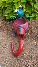 Load image into Gallery viewer, Unique dragon planter bobble head | indoor outdoor garden decor | dragon lover&#39;s gift