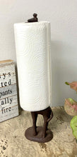 Load image into Gallery viewer, Giraffe Cast Iron Paper Towel or Toilet Paper Holder