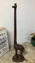 Load image into Gallery viewer, Giraffe Cast Iron Paper Towel or Toilet Paper Holder