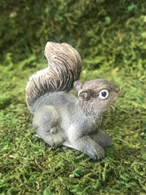 Load image into Gallery viewer, Miniature Gray Squirrel to complete your Fairy Garden| Sold Individually