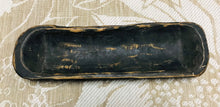 Load image into Gallery viewer, Primitive Wood Dough Bowl or Tray Large | Black | Unique Hand Carved | Vintage Style
