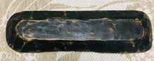 Load image into Gallery viewer, Primitive Wood Dough Bowl or Tray Large | Black | Unique Hand Carved | Vintage Style
