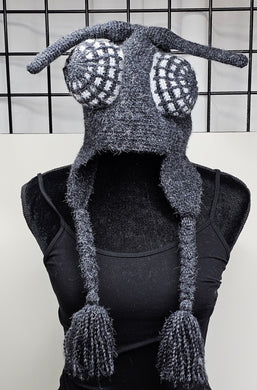 Bug Eyed Fly knitted winter novelty crazy ski snowboard hat adult unisex unique gift