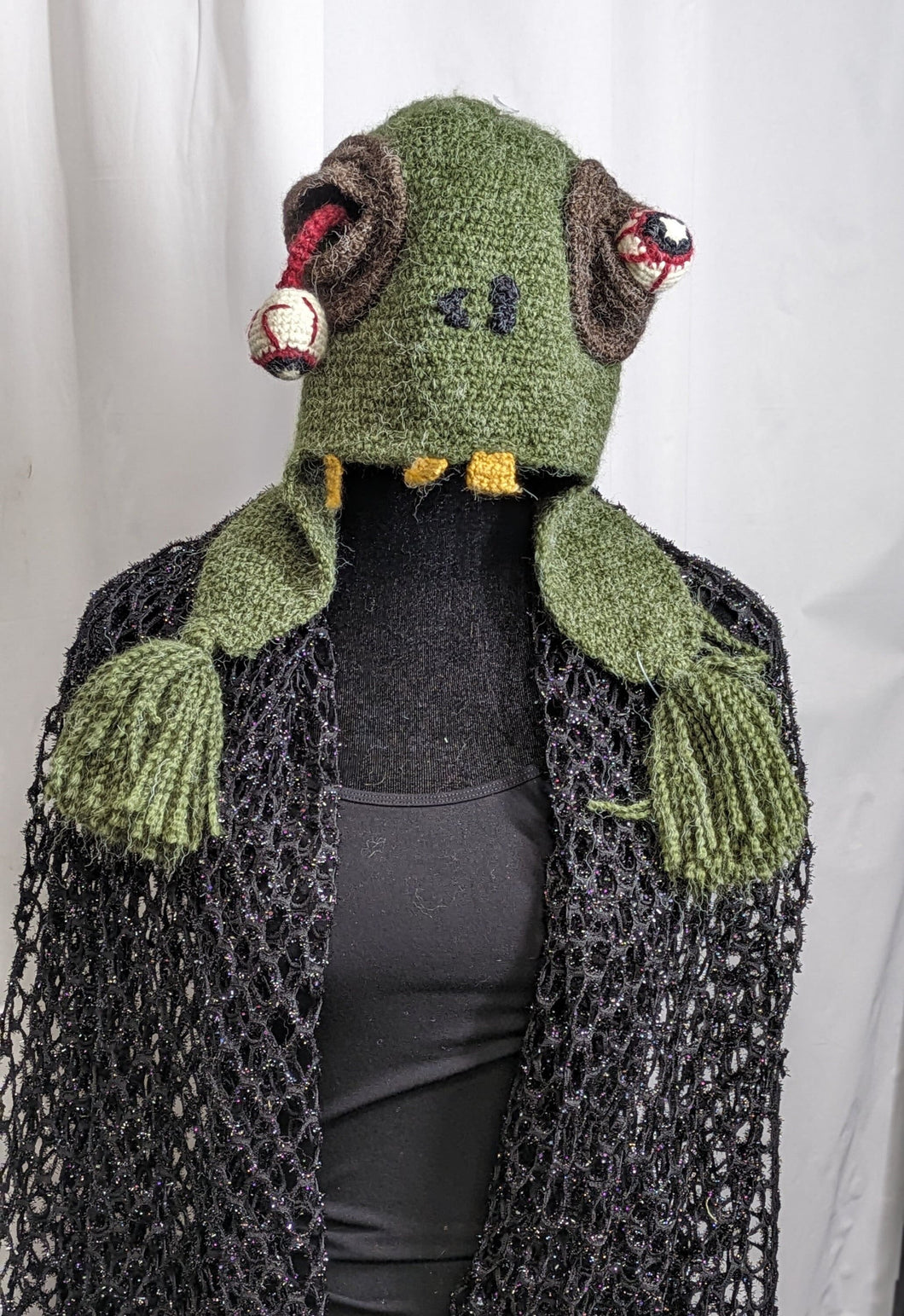 Zombie Monster Knit Winter Novelty Crazy Ski Snowboard Hat Adult Unisex Unique Gift