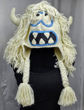 Load image into Gallery viewer, Yeti Abominable Snowman Knitted Winter Novelty Crazy Ski Snowboard Hat Adult Unisex Unique Gift