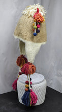 Load image into Gallery viewer, Tan Kitty Cat Knit Winter Novelty Crazy Ski Snowboard Hat Adult Unisex Unique Gift