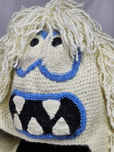 Yeti Abominable Snowman Knitted Winter Novelty Crazy Ski Snowboard Hat Adult Unisex Unique Gift