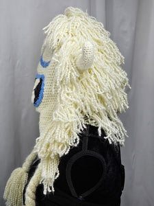 Yeti Abominable Snowman Knitted Winter Novelty Crazy Ski Snowboard Hat Adult Unisex Unique Gift