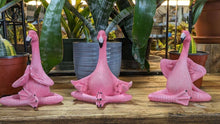 Load image into Gallery viewer, Pink flamingo yoga poses | unique gift | perfect yoga enthusiast&#39;s gift