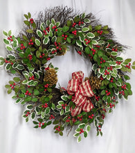 Load image into Gallery viewer, Pre-decorated Indoor Home Office Wreath Ready to Hang Holiday Decor