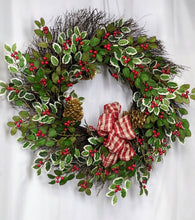 Load image into Gallery viewer, Pre-decorated Indoor Home Office Wreath Ready to Hang Holiday Decor