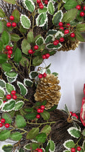 Load image into Gallery viewer, Pre-decorated Indoor Home Office Wreath Ready to Hang Holiday Decor