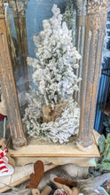 Load image into Gallery viewer, Flocked Christmas Trees in burlap base Artificial