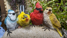 Load image into Gallery viewer, Porch Welcome Stone Rock with Bird Accents made of Quality Resin Bird Lover&#39;s Gift
