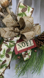 Wreath Pre-Decorated Christmas Winter Holiday Decor Indoor Suitable for Door or Wall Display