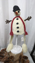 Load image into Gallery viewer, Snowman Knitted Holiday Christmas Winter Ski Snowboard novelty rare hat adult unisex unique gift