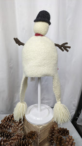 Snowman Knitted Holiday Christmas Winter Ski Snowboard novelty rare hat adult unisex unique gift
