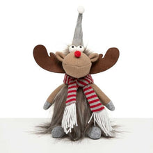Load image into Gallery viewer, Plush Moose Woodland Critter Christmas Holiday Decorations