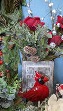 Load image into Gallery viewer, Frosted Pine and Berry Holiday Spray Pick Stems Artificial Christmas Decoration