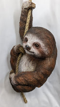 Load image into Gallery viewer, Hanging 3-Toed Sloth Lifelike Resin Indoor Outdoor Unique Decor | Sloth Lover&#39;s Gift