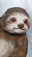 Load image into Gallery viewer, Hanging 3-Toed Sloth Lifelike Resin Indoor Outdoor Unique Decor | Sloth Lover&#39;s Gift