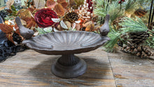 Load image into Gallery viewer, Cast Iron Tabletop Decorative Birdbath Bird Lover&#39;s Gift