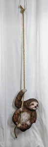Hanging 3-Toed Sloth Lifelike Resin Indoor Outdoor Unique Decor | Sloth Lover's Gift