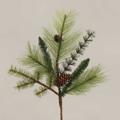 Yellowstone pine and pine cones spray pick 19