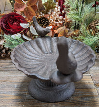 Load image into Gallery viewer, Cast Iron Tabletop Decorative Birdbath Bird Lover&#39;s Gift