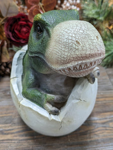 Hatching Dinosaur Egg  Unique Adorable Home Decor  Dinosaur lover's gift