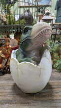 Load image into Gallery viewer, Hatching Dinosaur Egg  Unique Adorable Home Decor  Dinosaur lover&#39;s gift