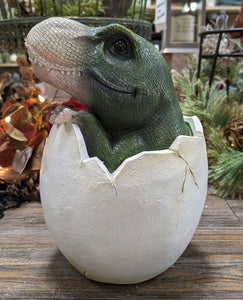Hatching Dinosaur Egg  Unique Adorable Home Decor  Dinosaur lover's gift