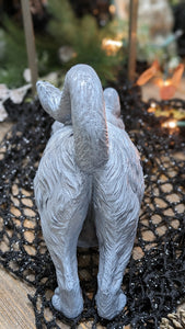Gray Kitty Cat Quality Resin Indoor Outdoor Cat Lover's Gift