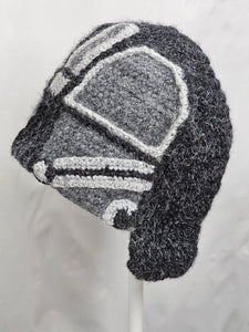 Unique helmet knit winter ski snowboard novelty rare hat adult unisex unique gift