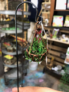 Miniature Hanging Basket garden stake