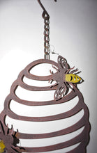 Load image into Gallery viewer, Outdoor Honeycomb With Bees | Copper Metal Wind Chime
