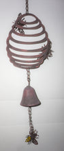 Load image into Gallery viewer, Outdoor Honeycomb With Bees | Copper Metal Wind Chime