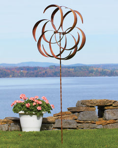 extra large copper wind spinner