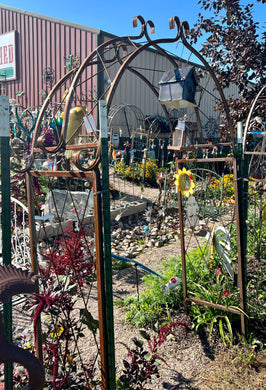 Rounded top Garden Arbor perfect for climbing vines-In Store Only!