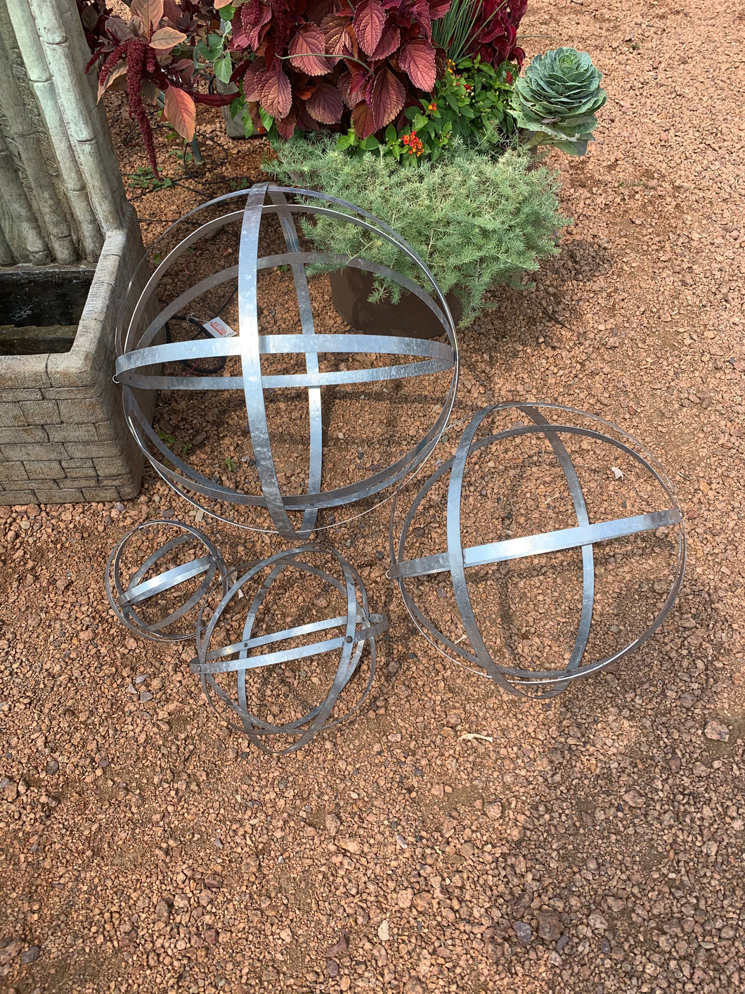 Metal Garden Spheres - 23