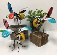 Load image into Gallery viewer, Lightning Bugs | Metal Yard Art | Garden Decor